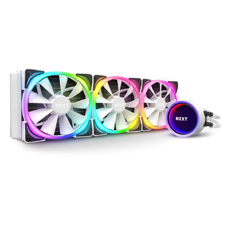 NZXT Kraken X73 RGB 360mm Liquid Cooler - Matte White - مبرد